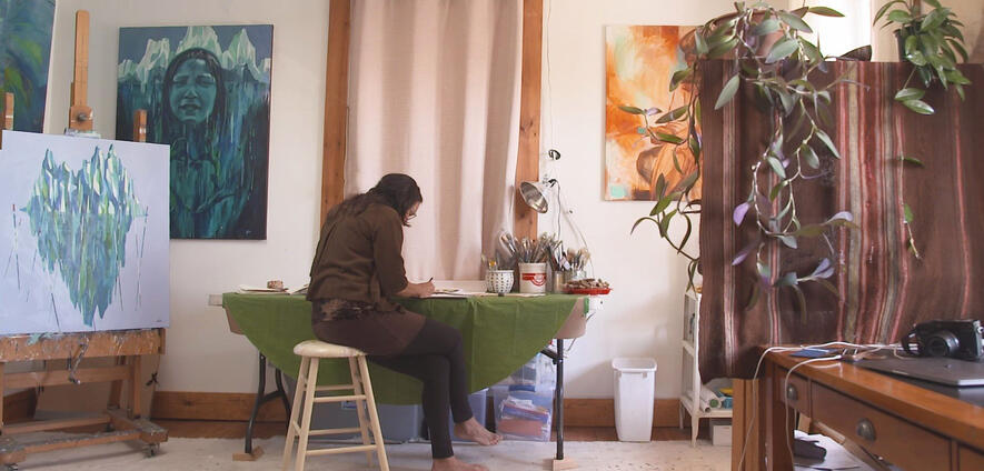 Studio space Dominique Normand